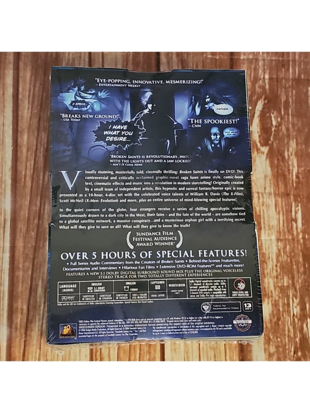 BROKEN SAINTS The 10-Hour ANIMATED COMIC EPIC 5+ Hours of Special Features NEW